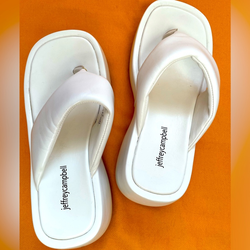JeffreyCampbell Slippers Platform Wedges Flip Flops/Sandals 2023 Fashion US8,5
